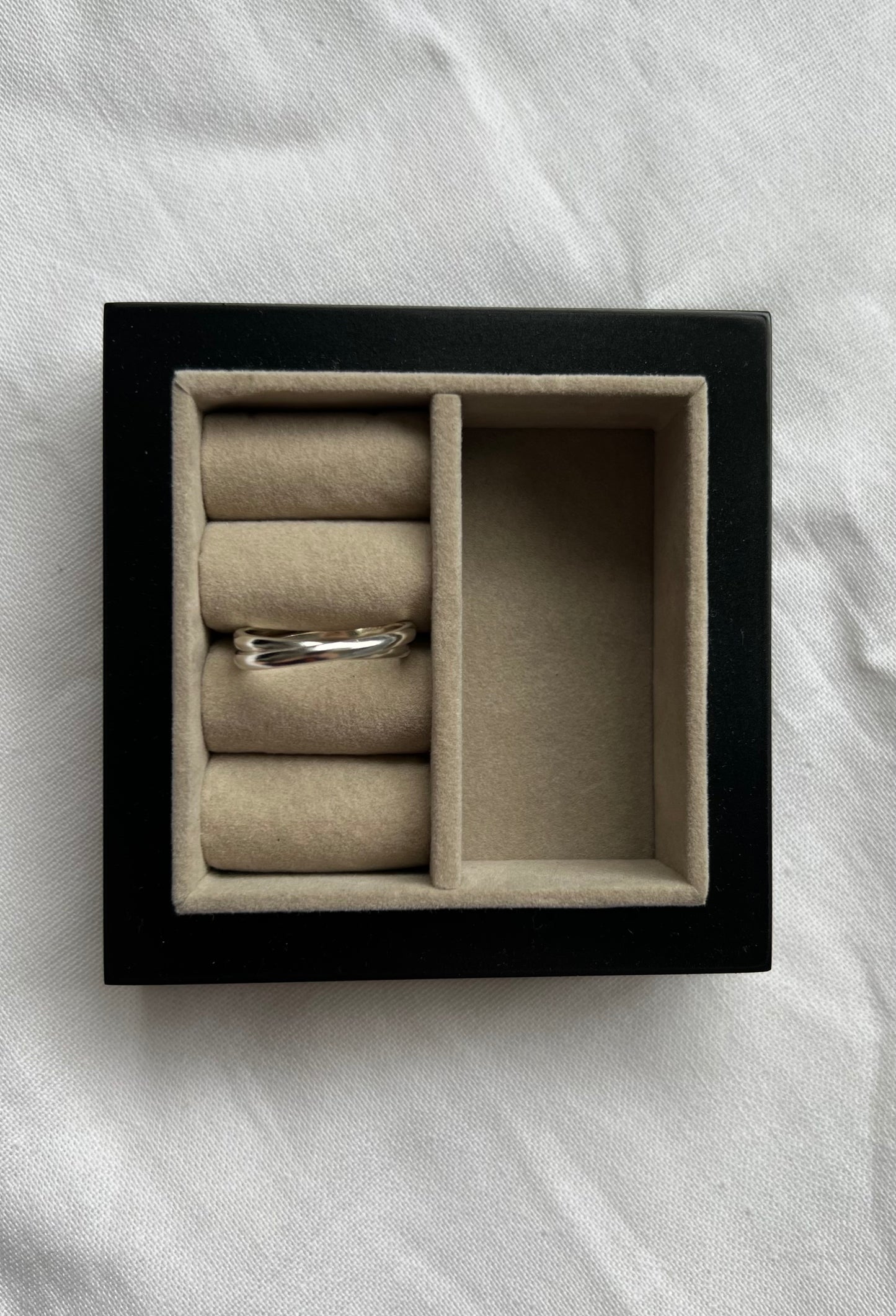 Double Band Silver Ring