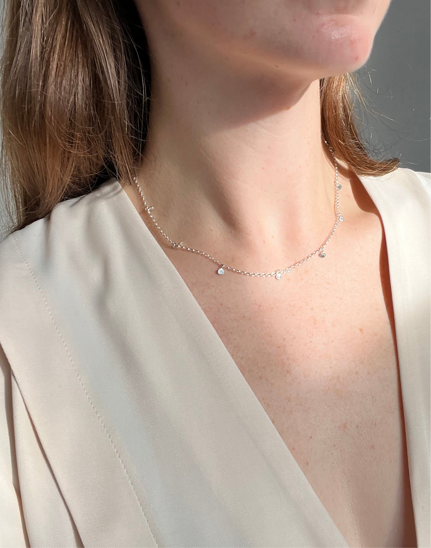 Silver Mini Pendant Necklace