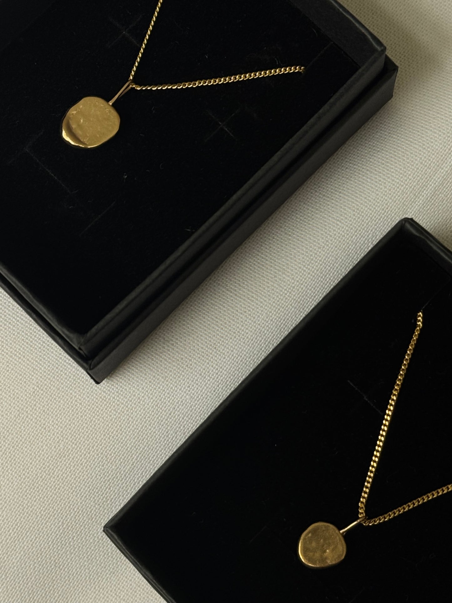 Small Molten Pendant Necklace