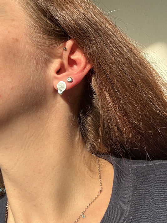 Recycled Silver Stud