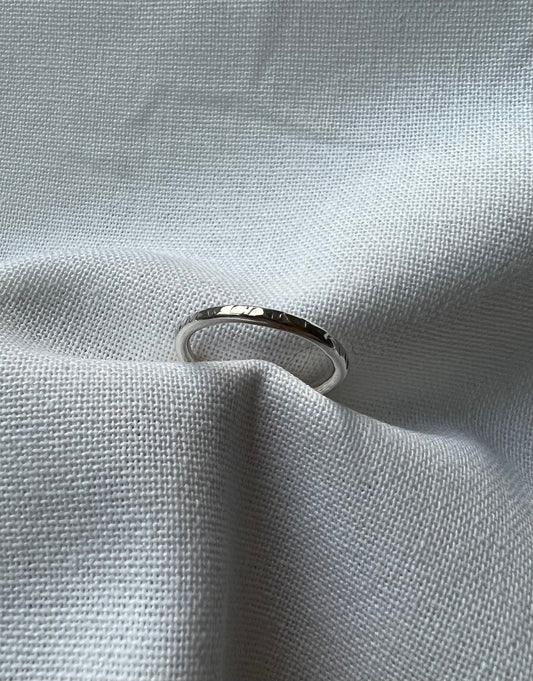 Sterling Silver Textured Band