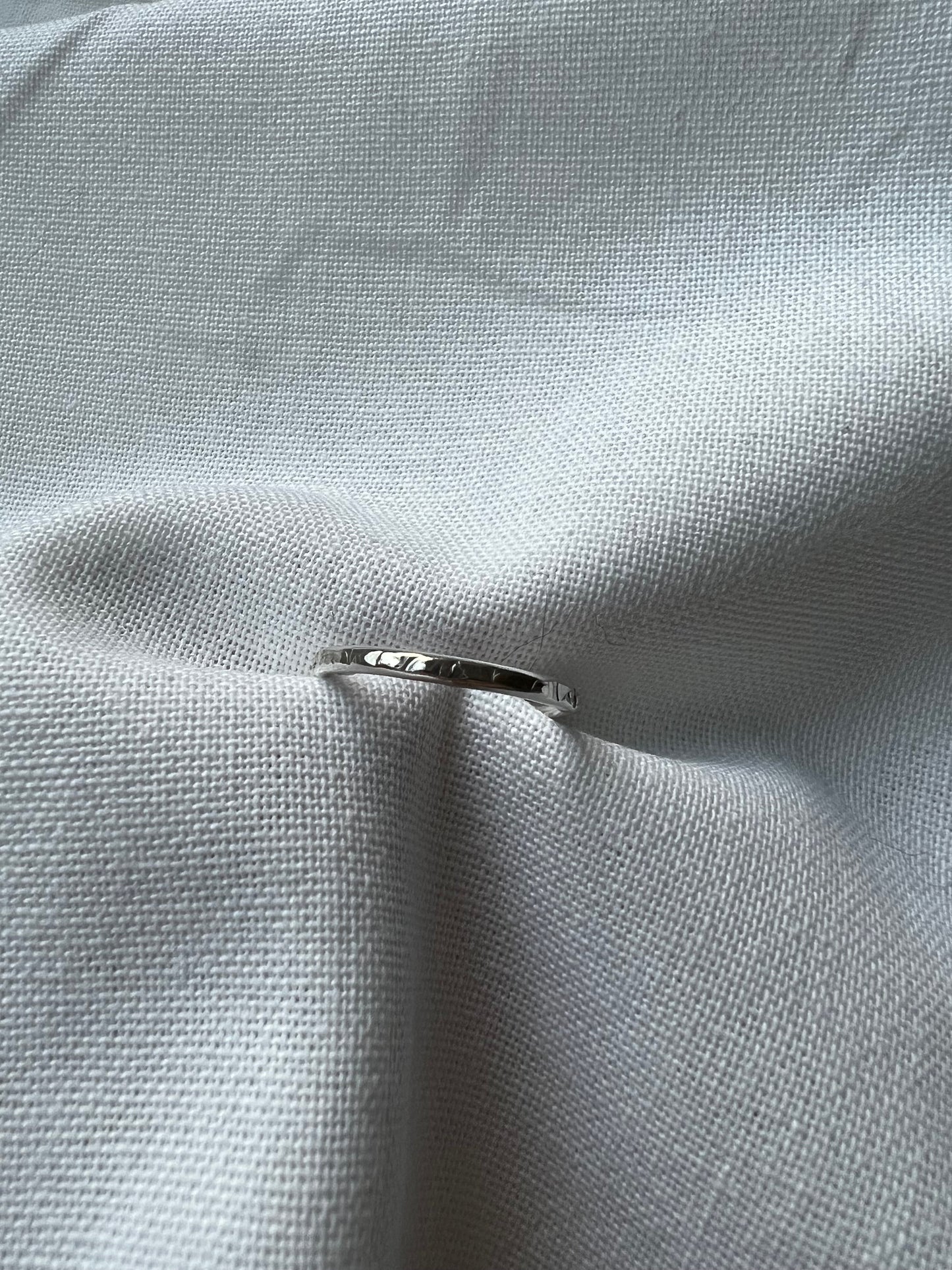 Sterling Silver Textured Band