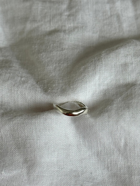 Recycled Silver Wavey Band