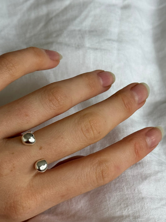 Silver Ball Ring